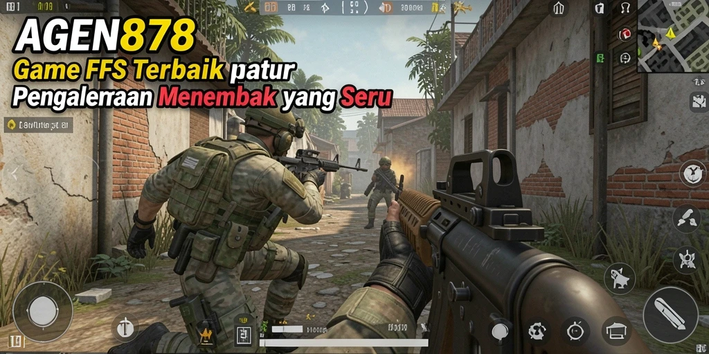 Tampilan gameplay seru dari AGEN878 dengan aksi menembak yang mendebarkan.