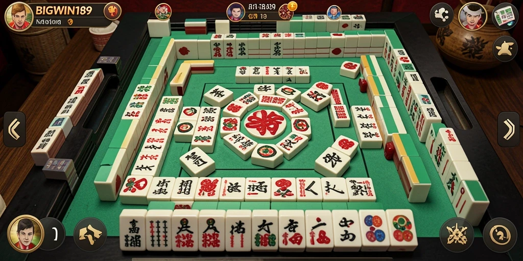 Screenshot BIGWIN189 menunjukkan gameplay Mahjong yang seru dan menantang.