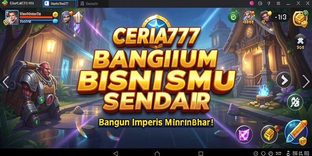 Tampilan gameplay yang menarik dalam CERIA777 dengan elemen Tycoon.