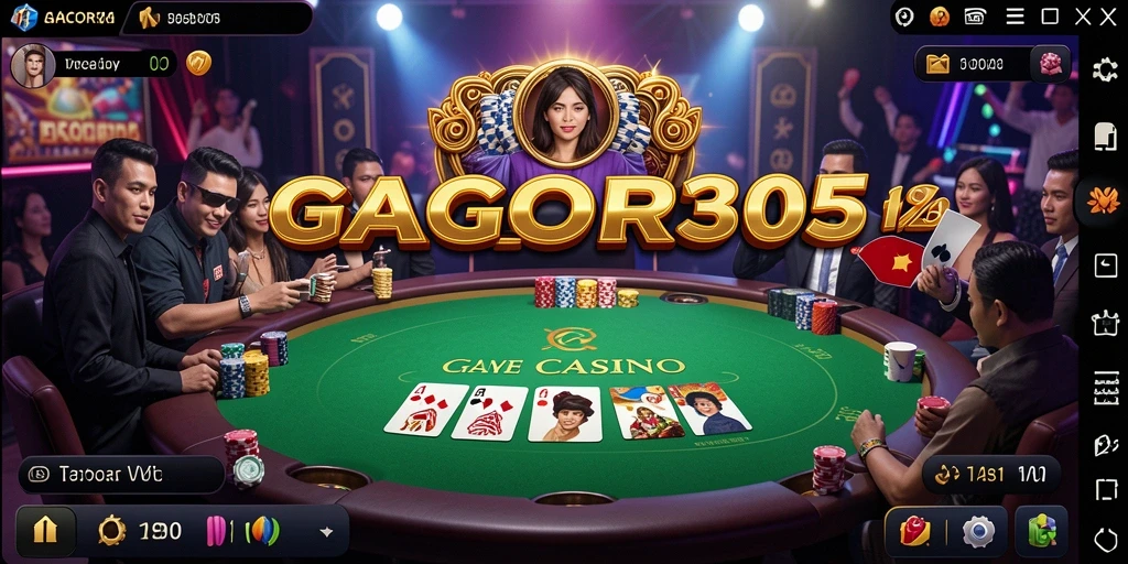 Tampilan gameplay GACOR305 yang mendebarkan di Live Casino.
