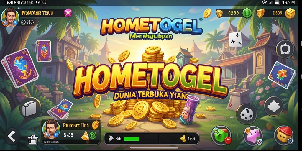 Tangkapan layar gameplay <strong>HOMETOGEL</strong> menunjukkan eksplorasi dunia terbuka yang luas dan menakjubkan.