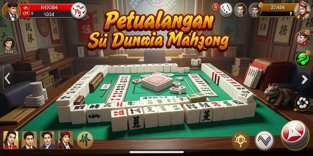 Gambaran gameplay K234 yang asyik dalam permainan Mahjong.