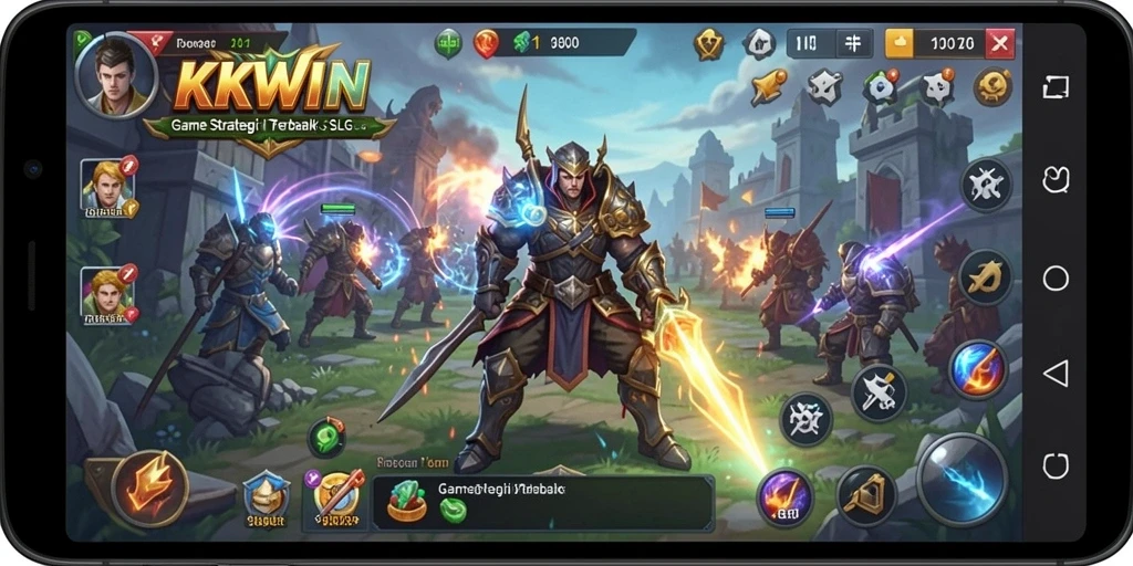 Tampilan gameplay KKWIN yang menakjubkan dan menantang bagi penggemar SLG.