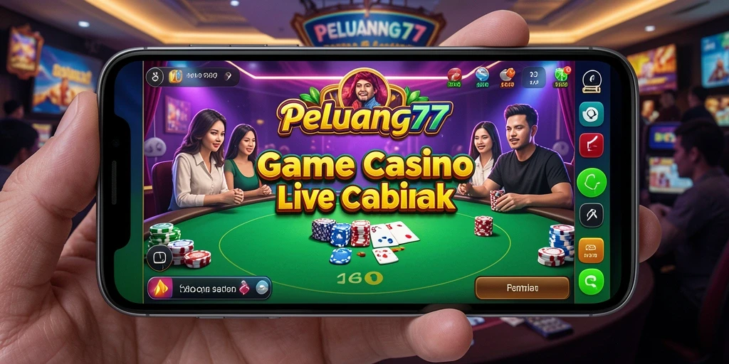 Gameplay mendebarkan dengan dealer profesional di PELUANG77.