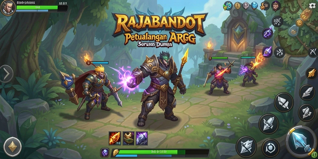 Tampilan seru gameplay RAJABANDOT dengan aksi yang mendebarkan.