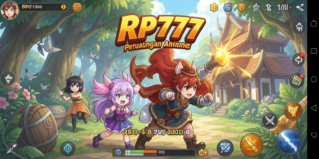 Gameplay seru RP777 dengan karakter Anime yang menawan.