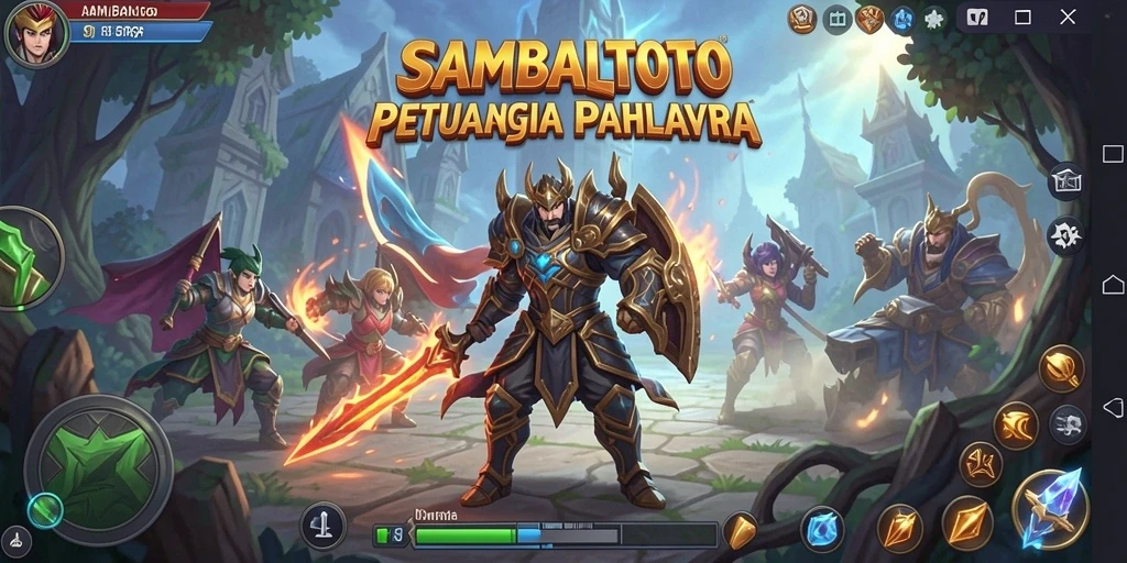 Tampilan gameplay menegangkan dalam dunia SAMBALTOTO.