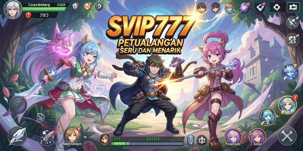 Tampilan gameplay seru dan penuh warna di SVIP777.